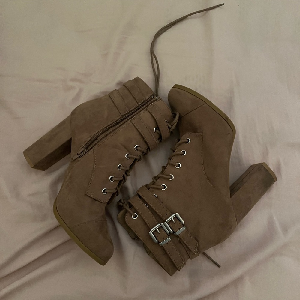 heeled booties